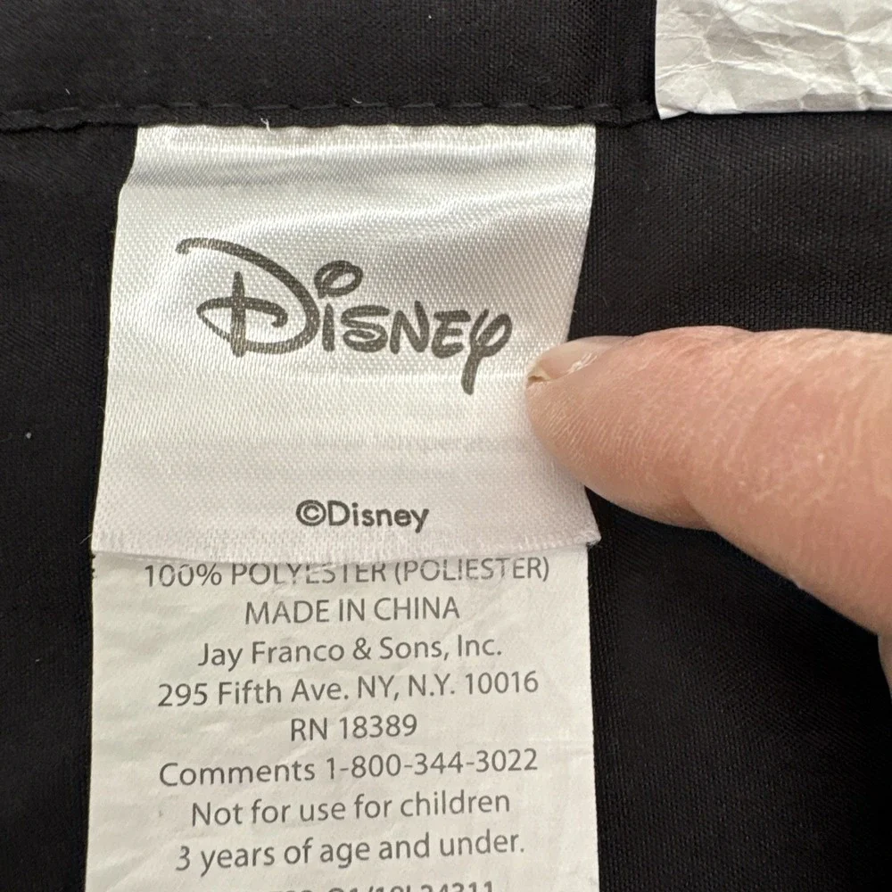 Disney Mickey Mouse Ears‎ Embroidered Quilted Pillow Case 20 X 26